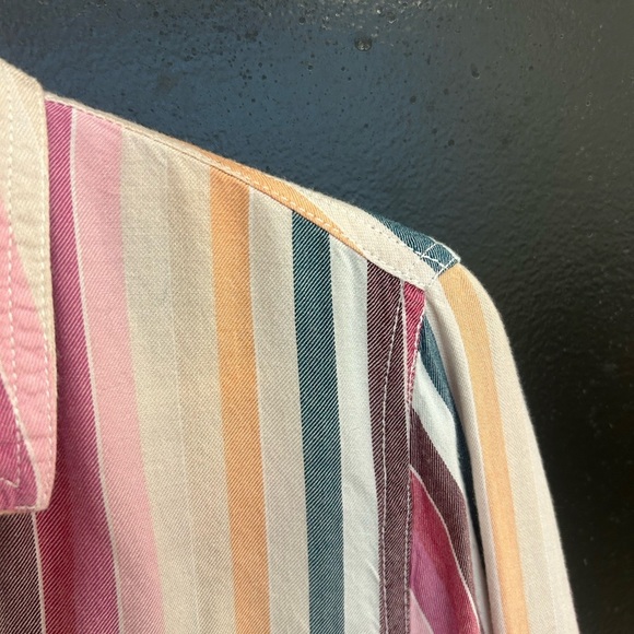 Beachlunchlounge XS striped blouse EUC - Picture 7 of 10